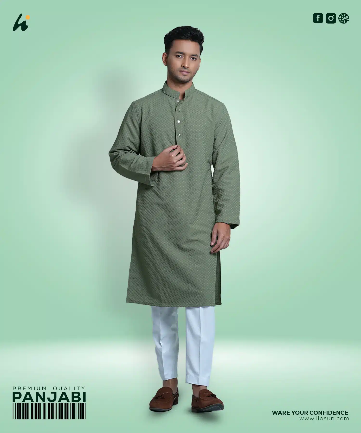 LP09 - Mens Premium Panjabi - XL