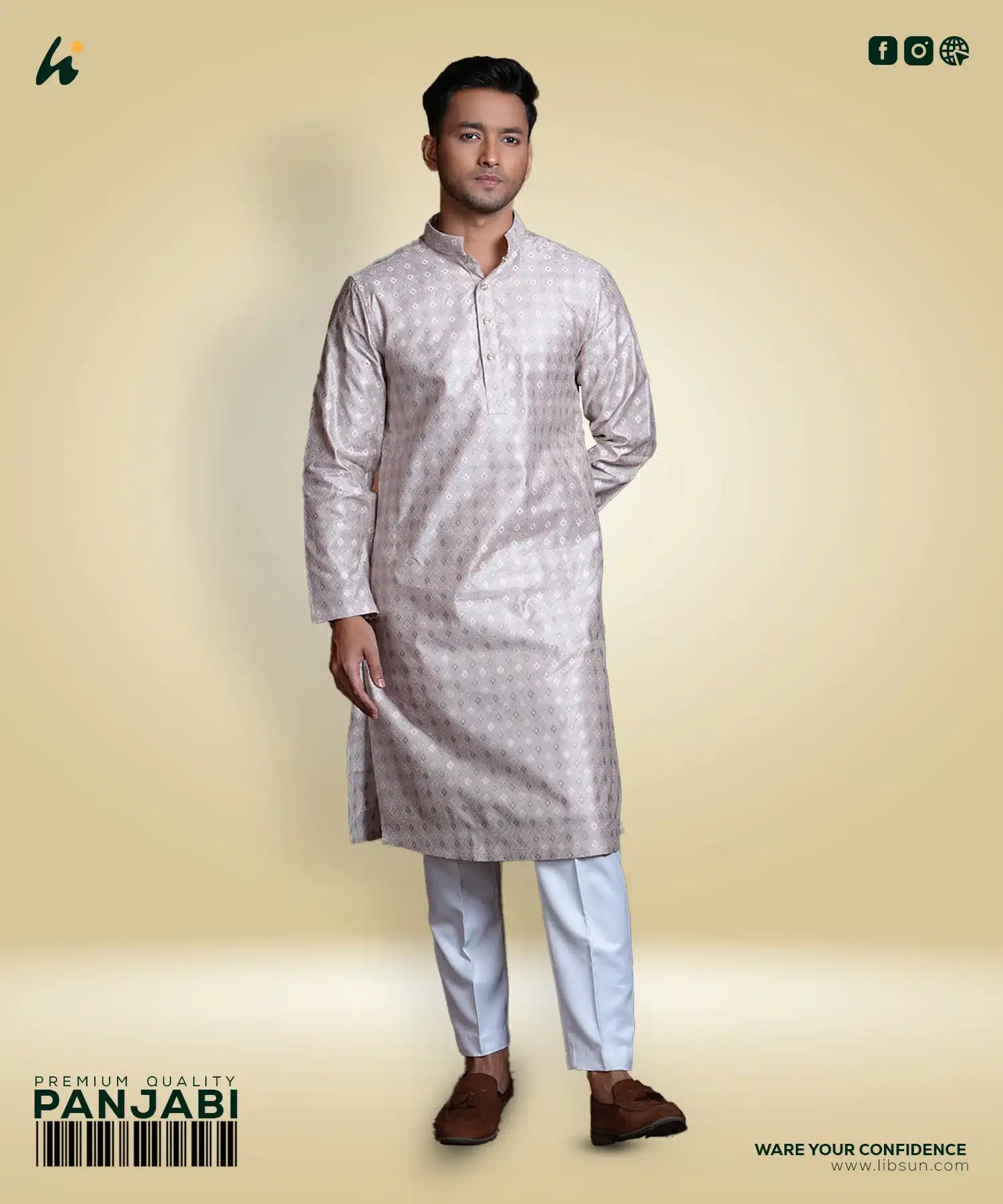 LP10 - Mens Premium Panjabi - L
